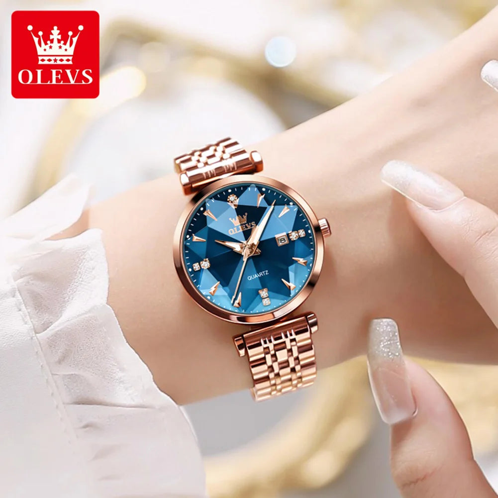 OLEVS brand watch fashion hot selling waterproof women's and men's