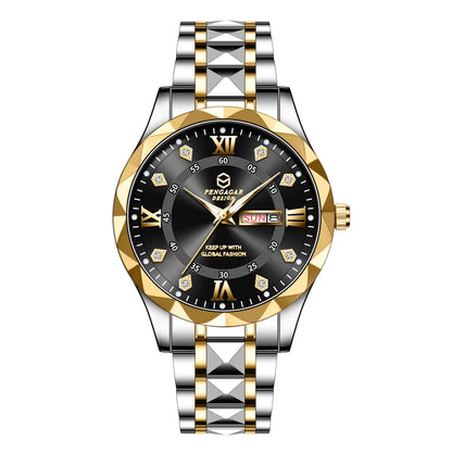 2025 Top Brand Men Business Sports Quartz Watch Classic Waterproof Luminous Calendar Creative Clock Male Personalized Wristwatch