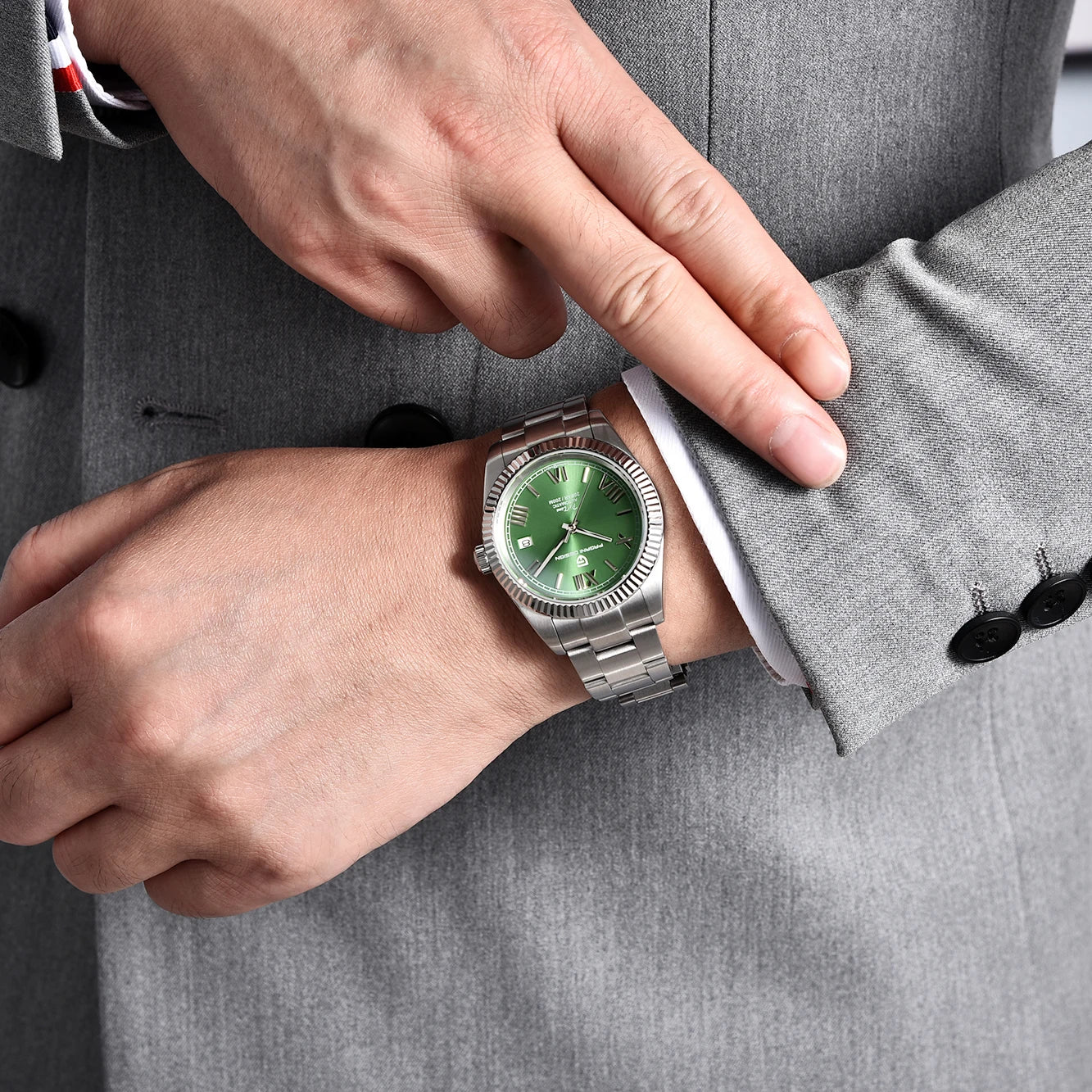 PAGANI DESIGN New Business Men's Automatic Mechanical Watches NH35 Stainless Steel Waterproof Wrist Watch for Men +Gift Box 2025