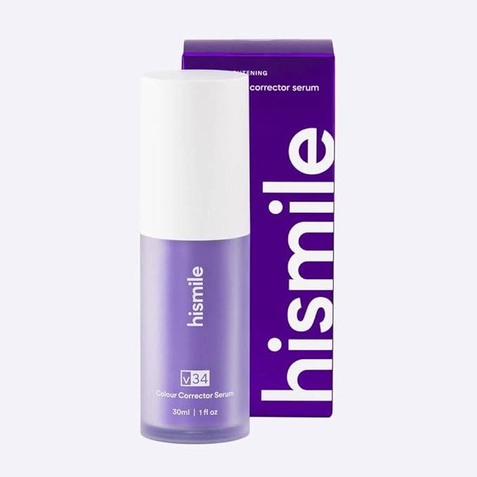 Hismile V34 Colour Corrector Purple Toothpaste – Teeth Whitening Booster