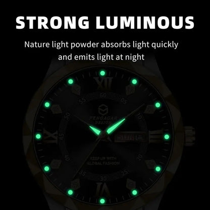 2025 Top Brand Men Business Sports Quartz Watch Classic Waterproof Luminous Calendar Creative Clock Male Personalized Wristwatch