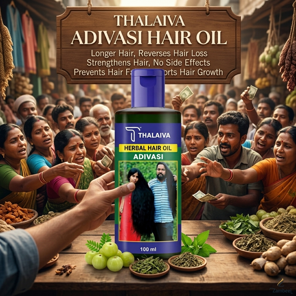 Adivasi Herbal Hair Oil | Organic Hair Growth & Hair Fall Care