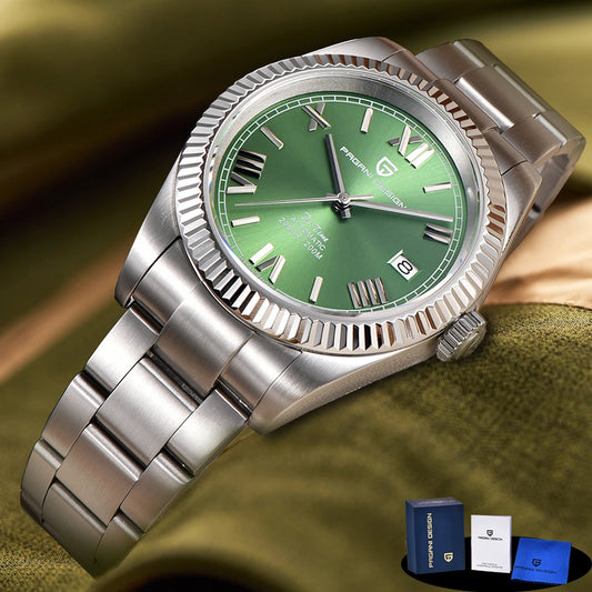 PAGANI DESIGN New Business Men's Automatic Mechanical Watches NH35 Stainless Steel Waterproof Wrist Watch for Men +Gift Box 2025