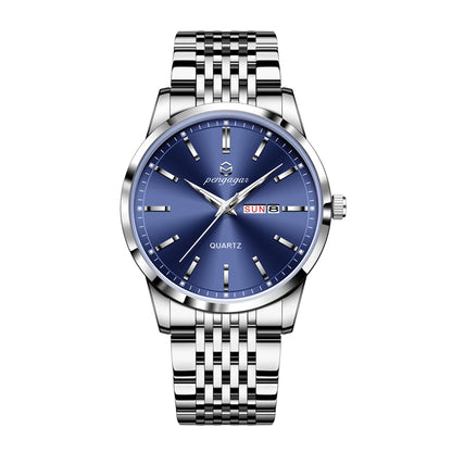 2025 New Top Brand Luxury Man Wristwatch Waterproof Luminous Date Men Watches Stainless Steel Quartz 43mm Men's Watch Male reloj