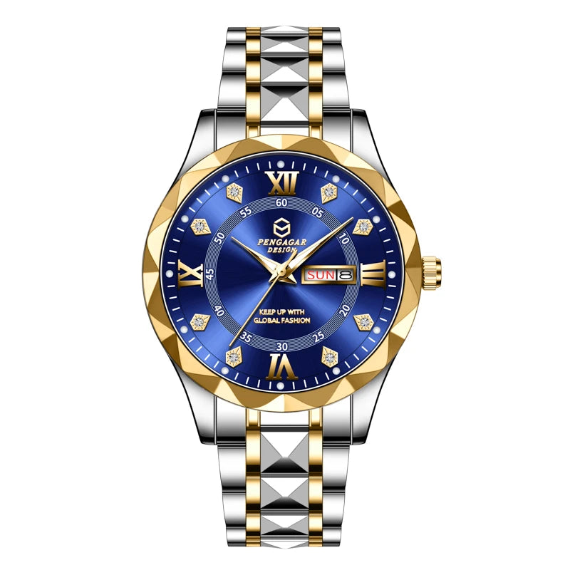 2025 Top Brand Men Business Sports Quartz Watch Classic Waterproof Luminous Calendar Creative Clock Male Personalized Wristwatch