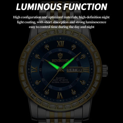 2025 Top Brand Luxury Fashion Diver Watch Men 30ATM Waterproof Date Clock Sport Watches Mens Quartz Wristwatch Relogio Masculino