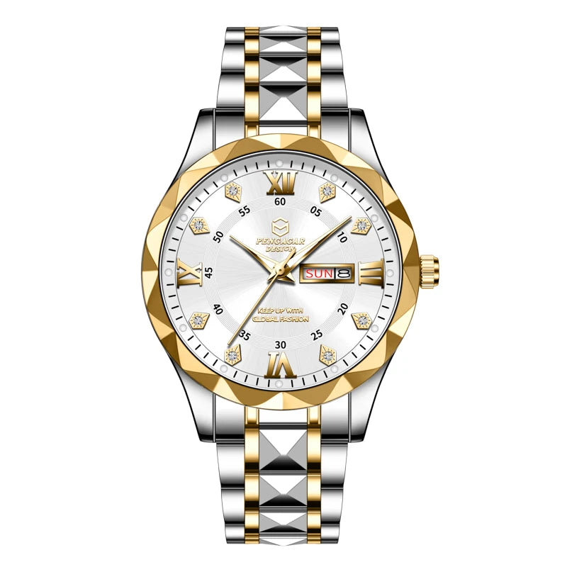 2025 Top Brand Men Business Sports Quartz Watch Classic Waterproof Luminous Calendar Creative Clock Male Personalized Wristwatch