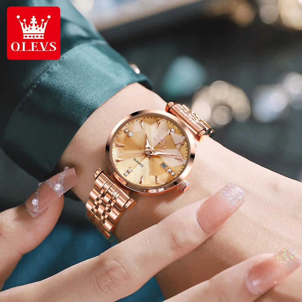 OLEVS brand watch fashion hot selling waterproof women's and men's