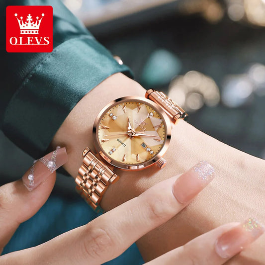 OLEVS brand watch fashion hot selling waterproof women's and men's